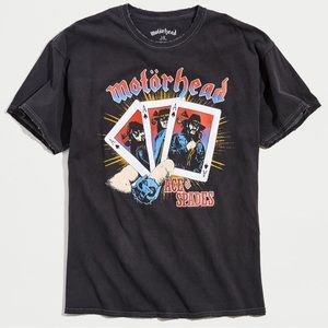 Urban Outfitters Motörhead Ace Of Spades Washed Black T-Shirt